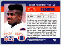 1990 Proset Bobby Humphrey #91
