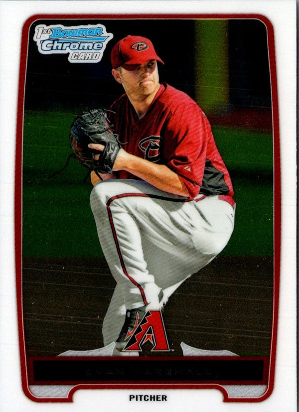 2012 Bowman Chrome Prospects Evan Marshall #BCP193