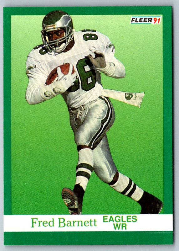 1991 Fleer Fred Barnett #323