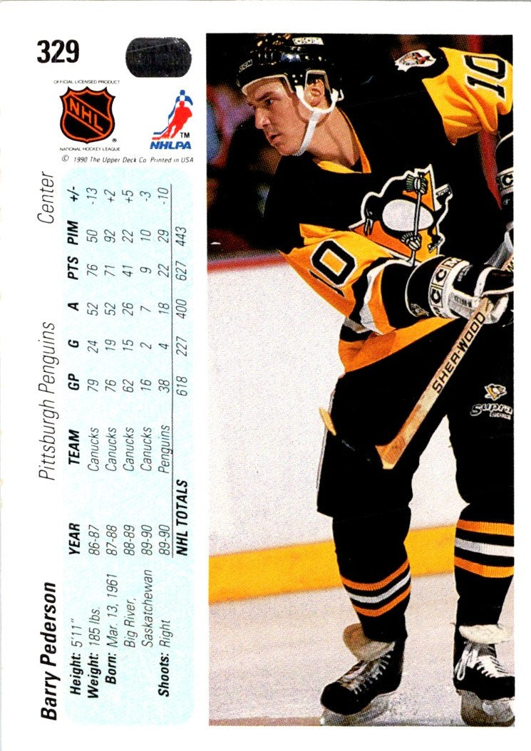 1990 Upper Deck Barry Pederson