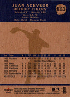 2002 Fleer Tradition Update Juan Acevedo #U113