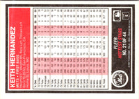 1987 Fleer Hottest Stars Keith Hernandez #21