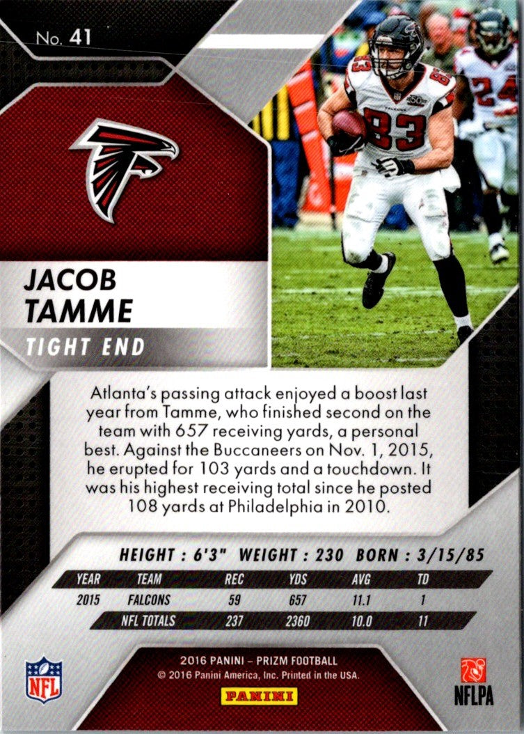 2016 Panini Prizm Jacob Tamme