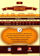2007 Donruss Classics Willie Parker