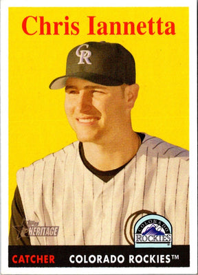 2007 Topps Heritage Chris Iannetta #373