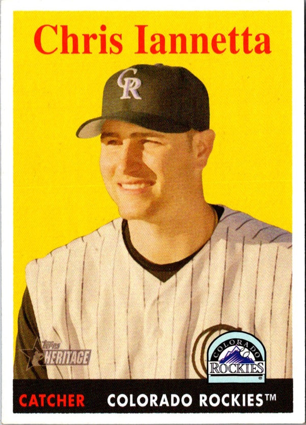 2007 Topps Heritage Chris Iannetta #373