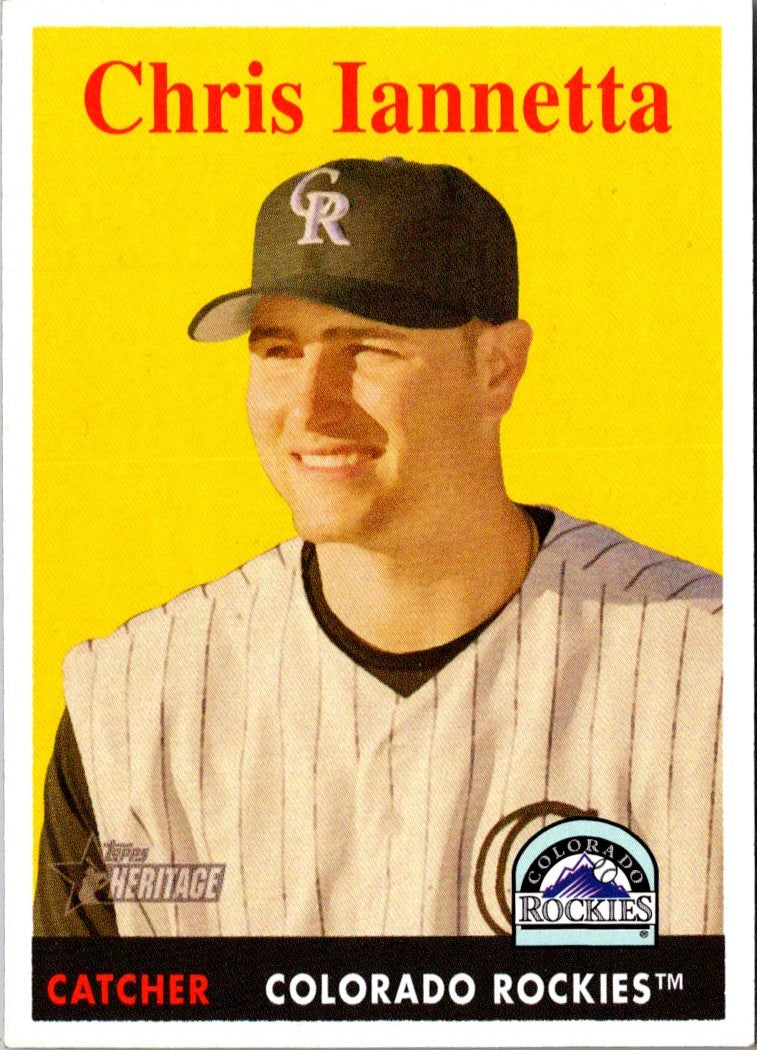 2007 Topps Heritage Chris Iannetta