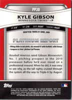 2010 Bowman Platinum Prospects Kyle Gibson #PP20