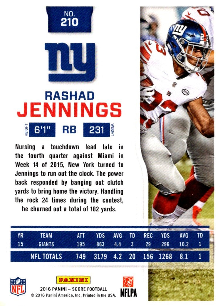 2016 Score Rashad Jennings