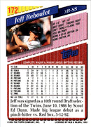 1993 Topps Inaugural Marlins Jeff Reboulet