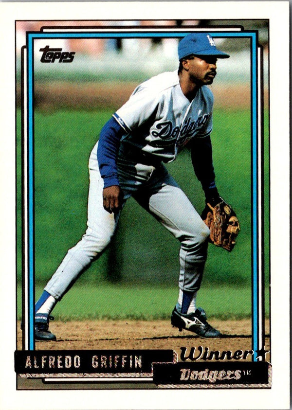 1992 Topps Alfredo Griffin #418