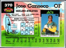 1992 Stadium Club Jose Canseco