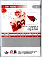 2004 Fleer Authentix Bryant Johnson #5