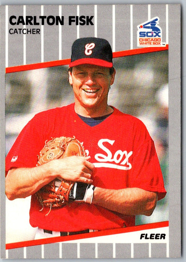 1989 Fleer Carlton Fisk #495