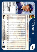 2001 Topps Opening Day John Franco #26