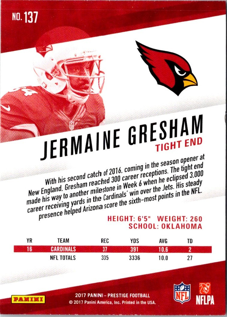 2017 Panini Prestige Jermaine Gresham