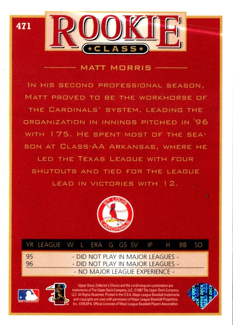 1997 Collector's Choice Matt Morris
