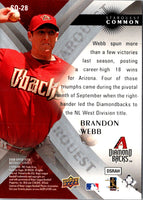 2008 Upper Deck StarQuest Brandon Webb #SQ-28
