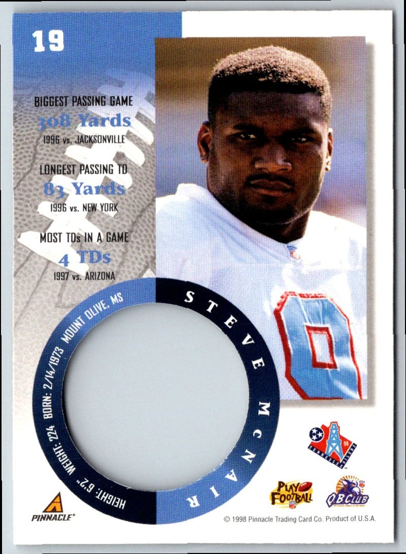 1998 Pinnacle Mint Steve McNair