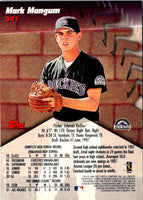1998 Stadium Club Mark Mangum #391