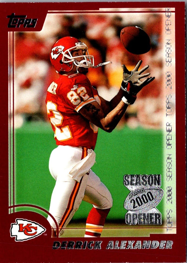 2000 Topps Season Opener Derrick Alexander #123