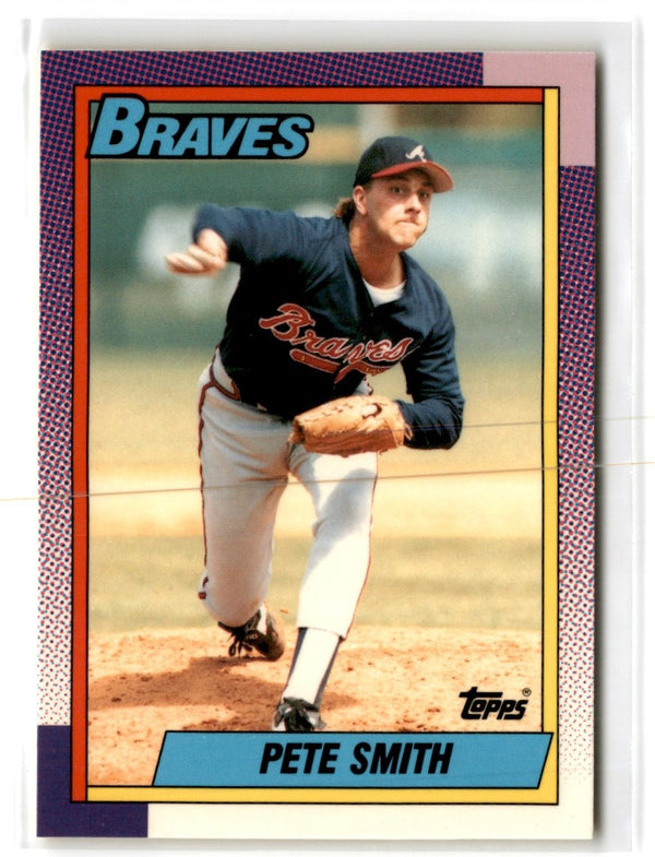 1990 Topps Tiffany Pete Smith #771
