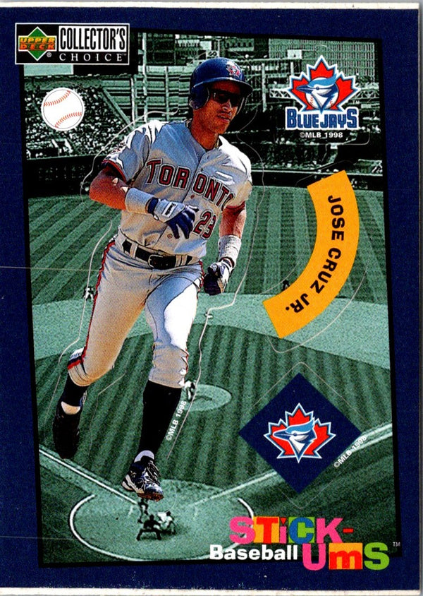 1998 Collector's Choice Stickums Jose Cruz Jr. #30
