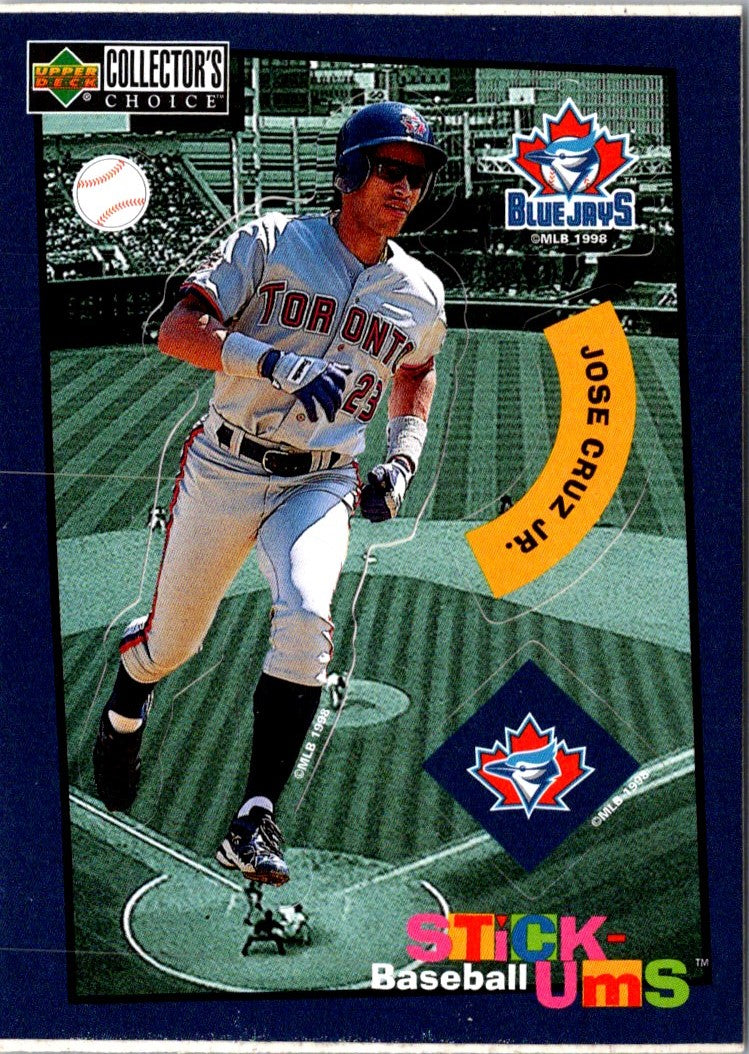 1998 Collector's Choice Stickums Jose Cruz Jr.