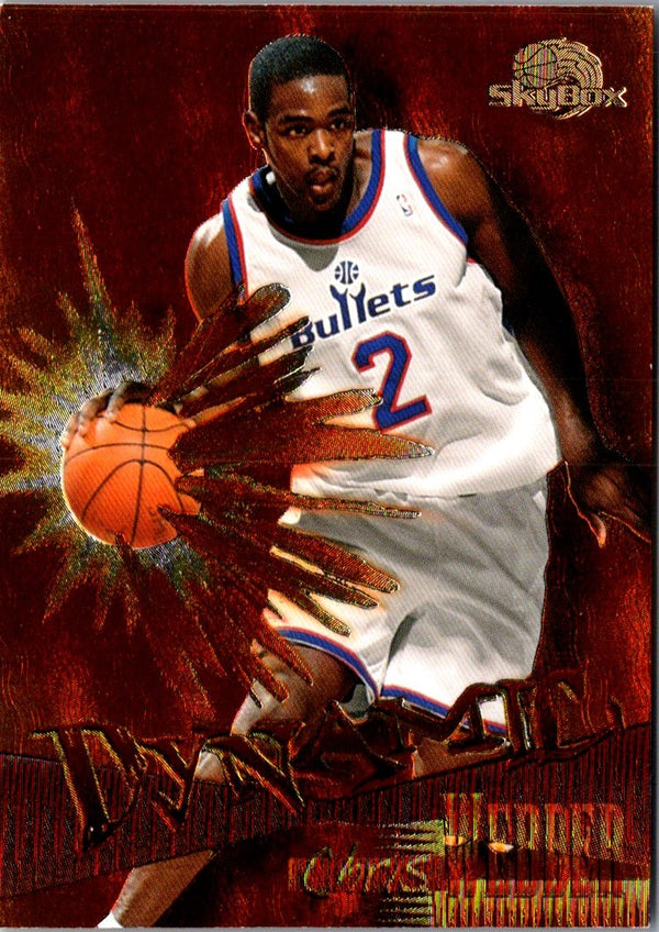 1995 SkyBox Premium Dynamic Chris Webber #D12