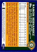 2003 Topps Ramon Hernandez #191