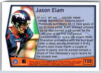 2011 Topps Football Jason Elam #125