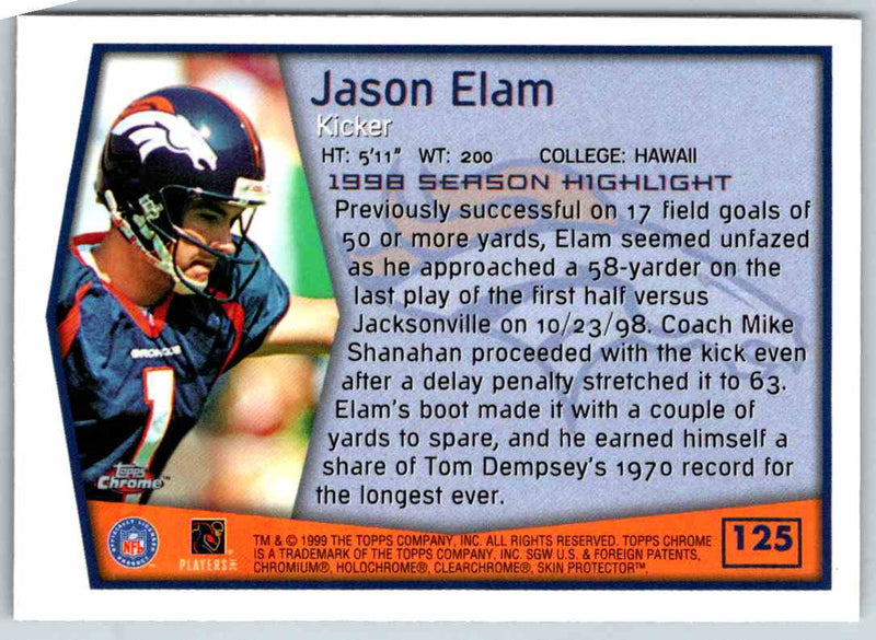 2011 Topps Football Jason Elam