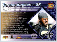 1998 Pacific Tyrone Hughes #258