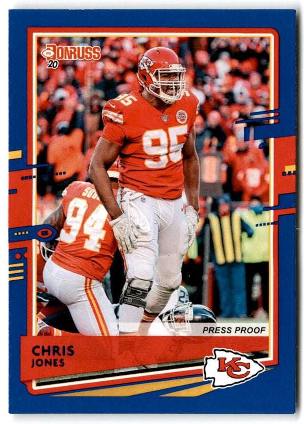 2019 Donruss Blue Press Proof Chris Jones #7