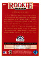 1997 Collector's Choice Derrick Gibson #470