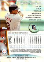 1999 Stadium Club First Day Issue Deivi Cruz #41 /200