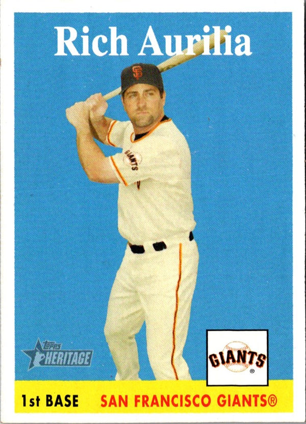 2007 Topps Heritage Rich Aurilia #268