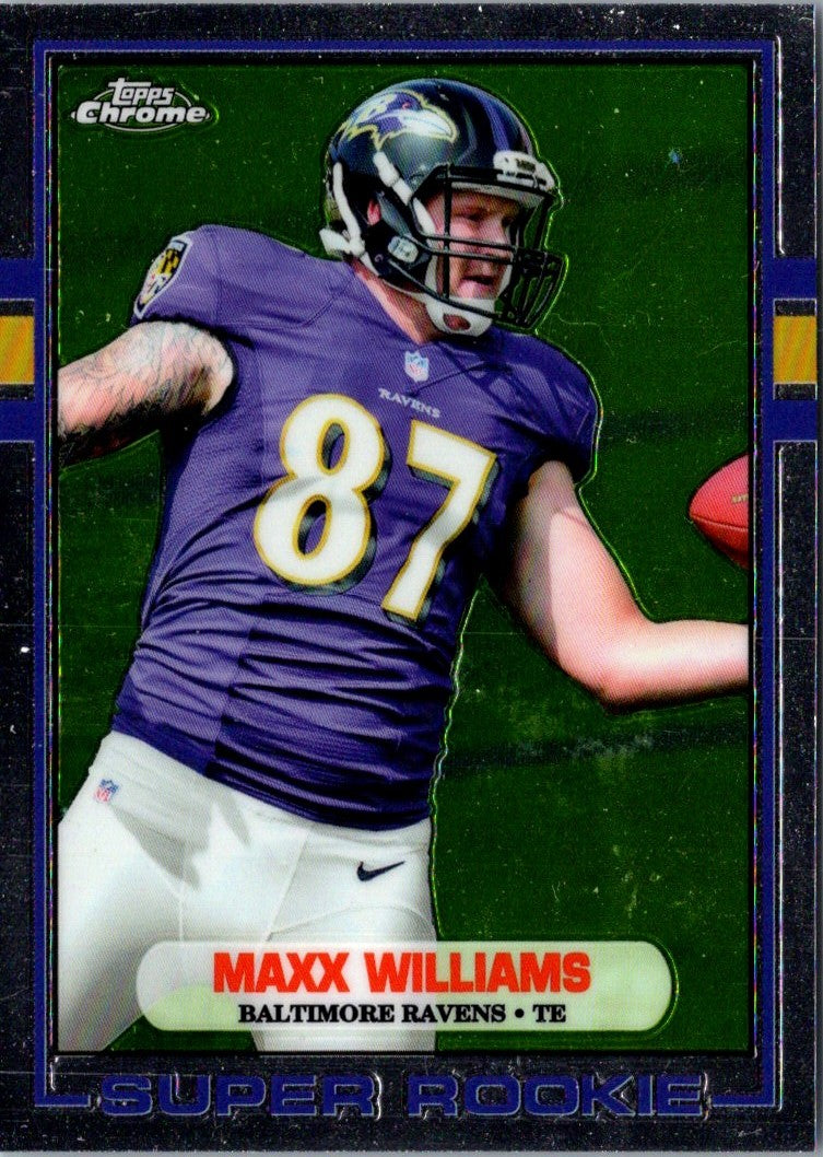 2015 Topps Chrome 1989 Super Rookies Maxx Williams