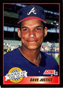 1991 Score Dave Justice