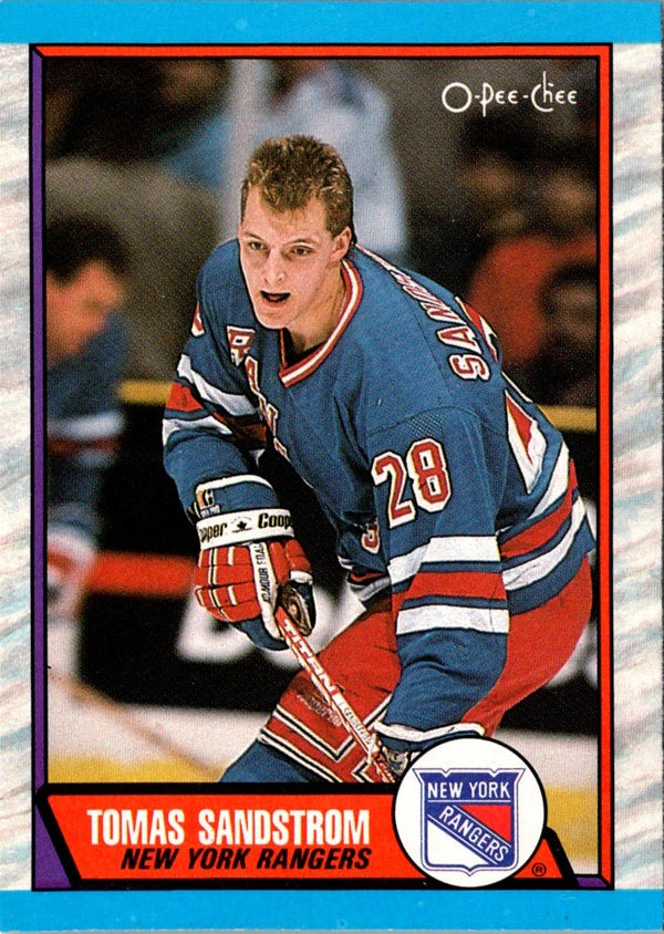 1989 O-Pee-Chee Tomas Sandstrom #54