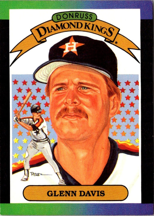 1989 Donruss Diamond Kings Glenn Davis #25
