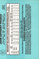 1986 Donruss John Franco #487