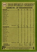 2020 Topps Heritage Greinke Holds Washington To One Run!