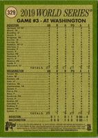 2020 Topps Heritage Greinke Holds Washington To One Run! #329 NM-MT+