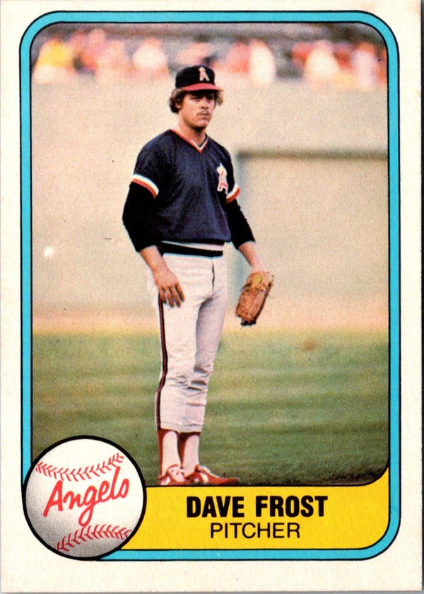 1981 Fleer Dave Frost #275