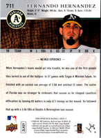 2008 Upper Deck Fernando Hernandez #711 Rookie
