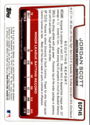 2012 Bowman Chrome Prospects Jordan Scott