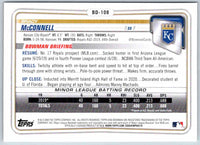 2020 Bowman Brady McConnell #BD-108