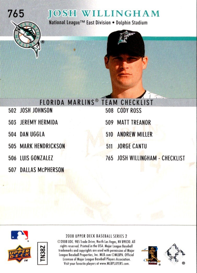 2008 Upper Deck Josh Willingham