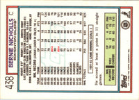 1992 Topps Bernie Nicholls #438